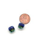 Square Glass Stud Earrings